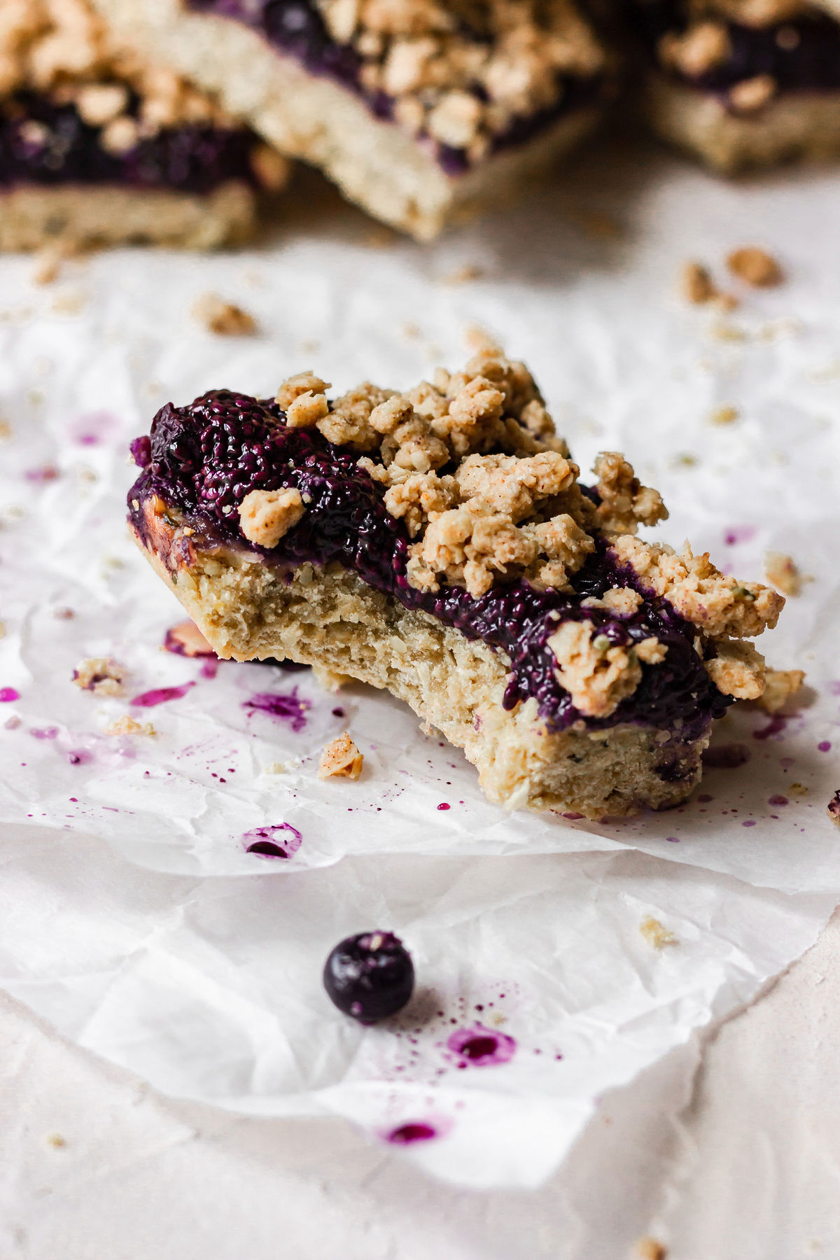 Blueberry granola bites